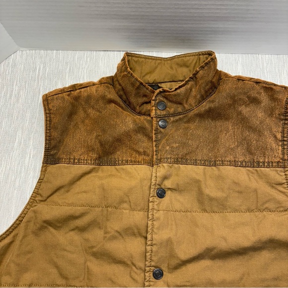 RIDGECUT Tough Wear Men's' Vest Sz M Tan - Picture 2 of 8